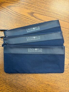 Travel Organizer Holder Navy Blue UNIWORLD Cruise Line